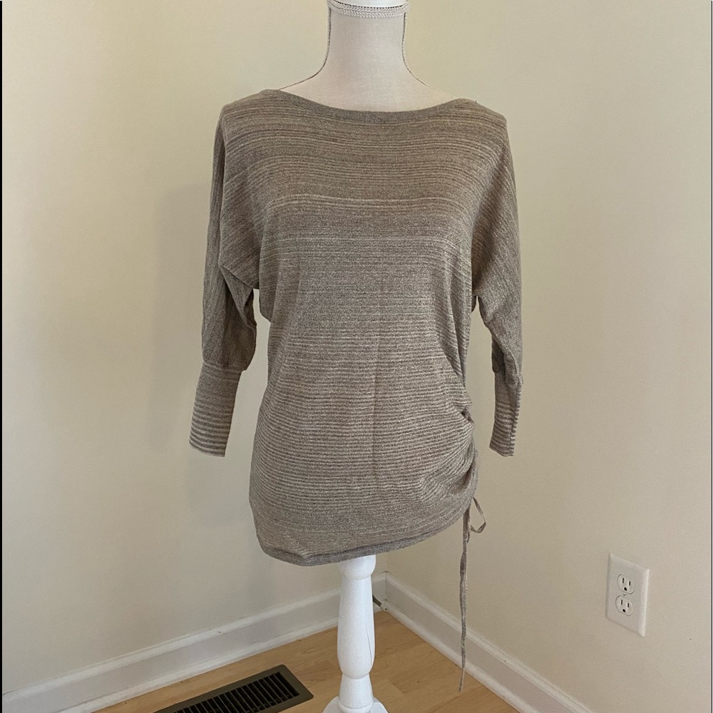 Express Glitter Half Sleeve Top!